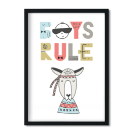 Poster 'Boys Rule'