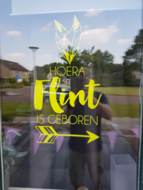 Geboortesticker 'Indianen'