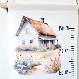 Textielposter Groeimeter 'Babydieren'