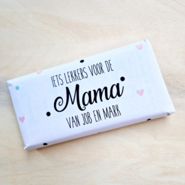 Printable Wikkel 'Iets lekkers voor de mama van...'