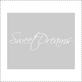 Glasfoliesticker / Raamsticker Sweet Dreams - band