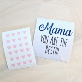 Vinylsticker 'Mama You are the Best!!!'