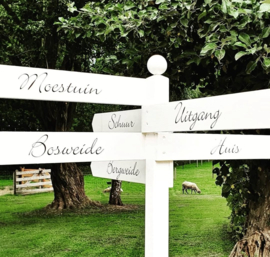 Deursticker familienaam