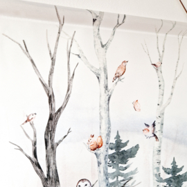 Textielposter 'Forest Friends'