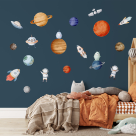 Muurstickers 'Zonnestelsel'