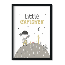 Poster 'Little Explorer - boys'