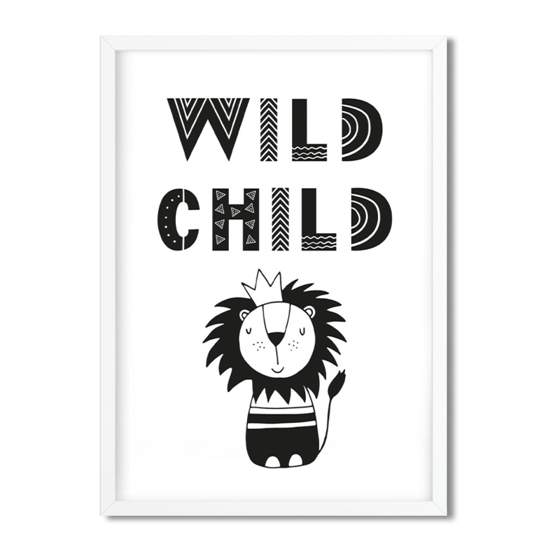 Postkaart / Interieurkaart 'Wild Child'
