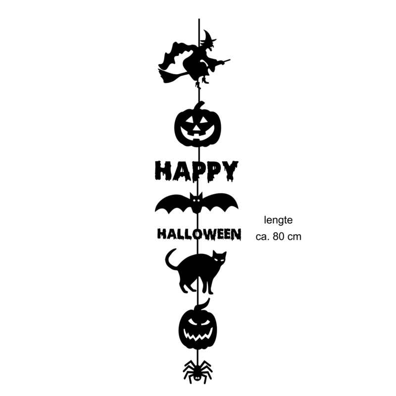 vermogen noot klassiek Raamsticker slinger Halloween 2 | Losse aanvulsets (uit één kleur) | Ilse  Stickerdesign