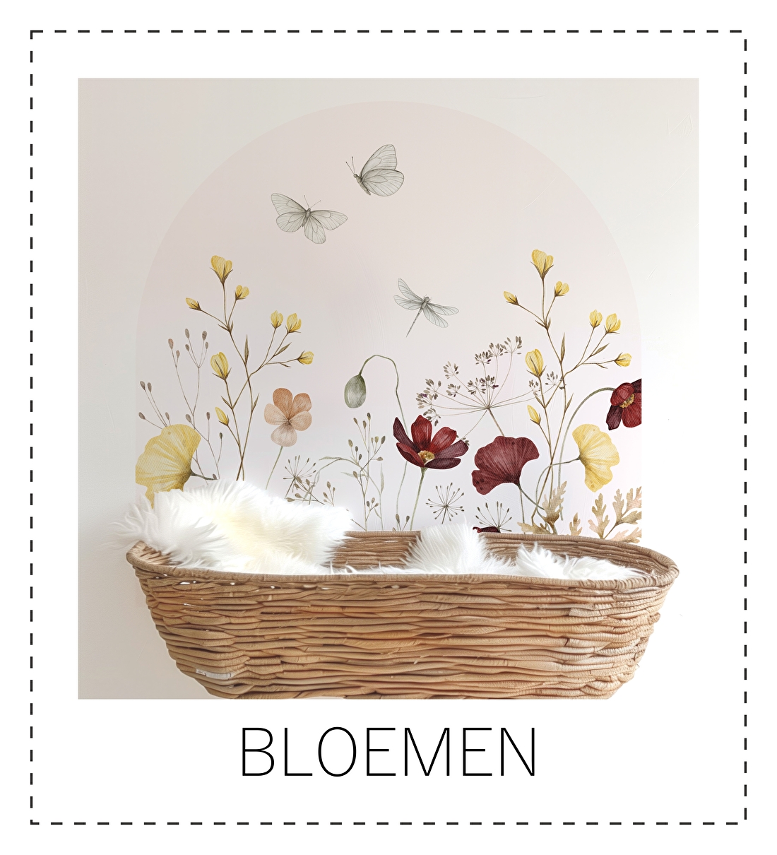 bloemen veldbloemen wildflower kinderkamer babykamer