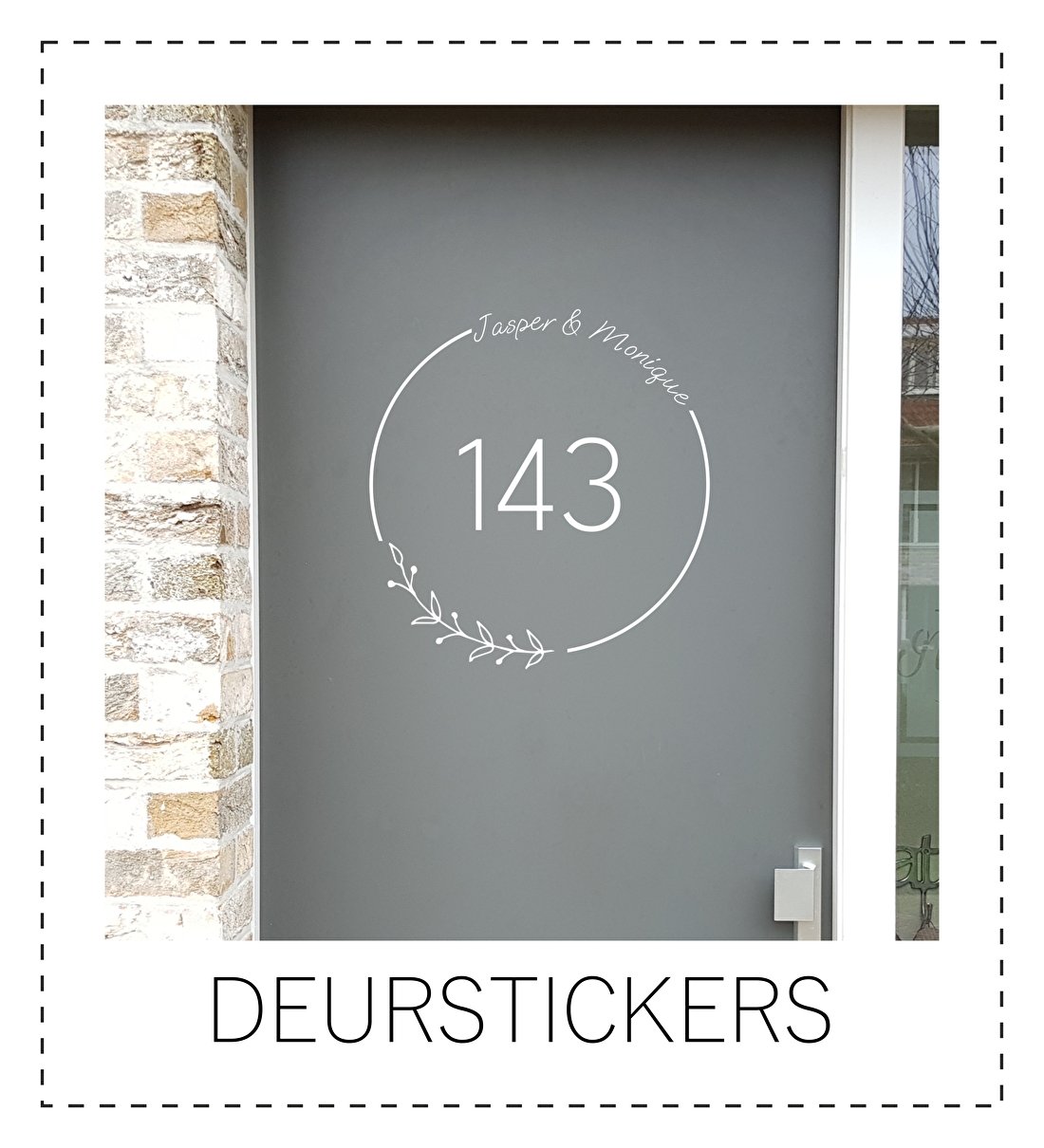 Deurstickers voordeur voordeursticker