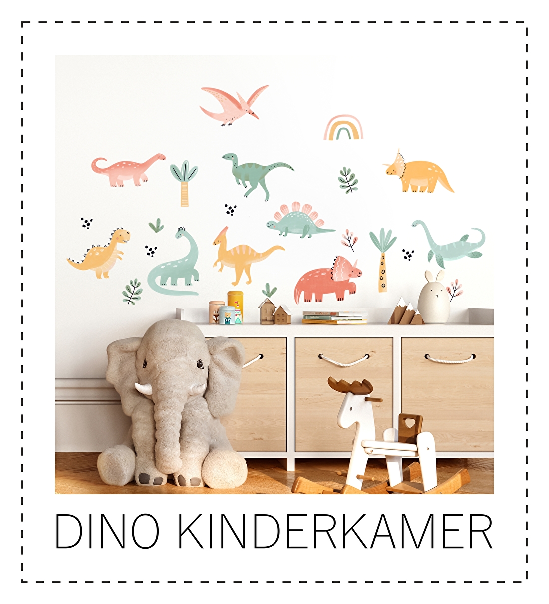 muursticker dino dinosaurus kinderkamer