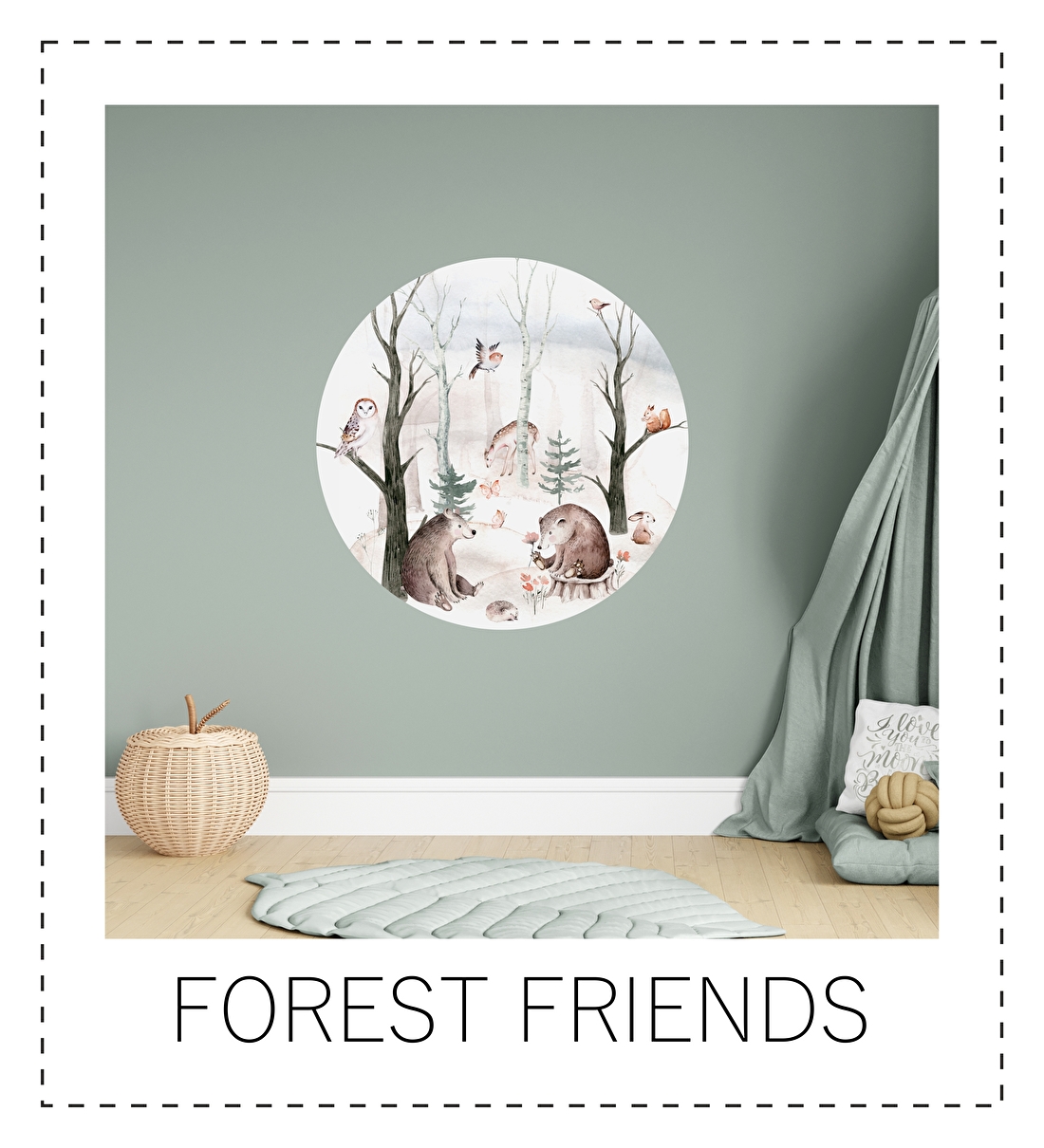 Forest Friends muurstickers