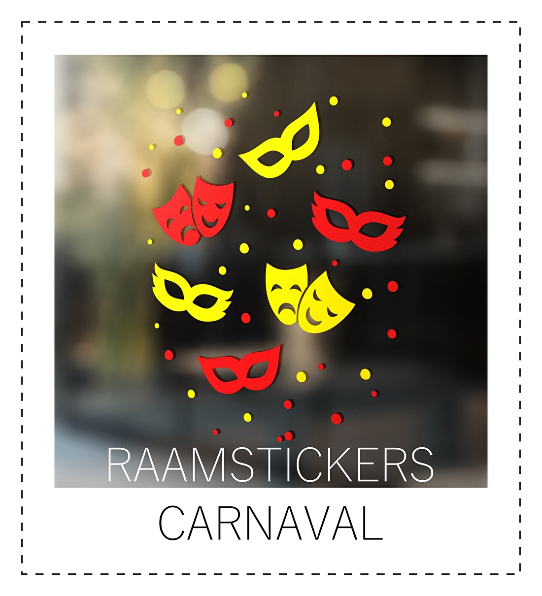 raamstickers Carnaval