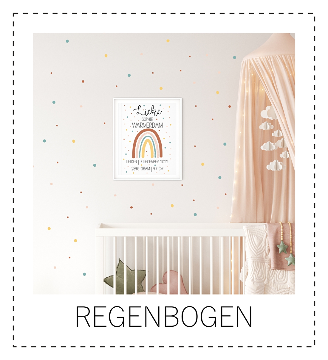 muursticker regenboog regenbogen