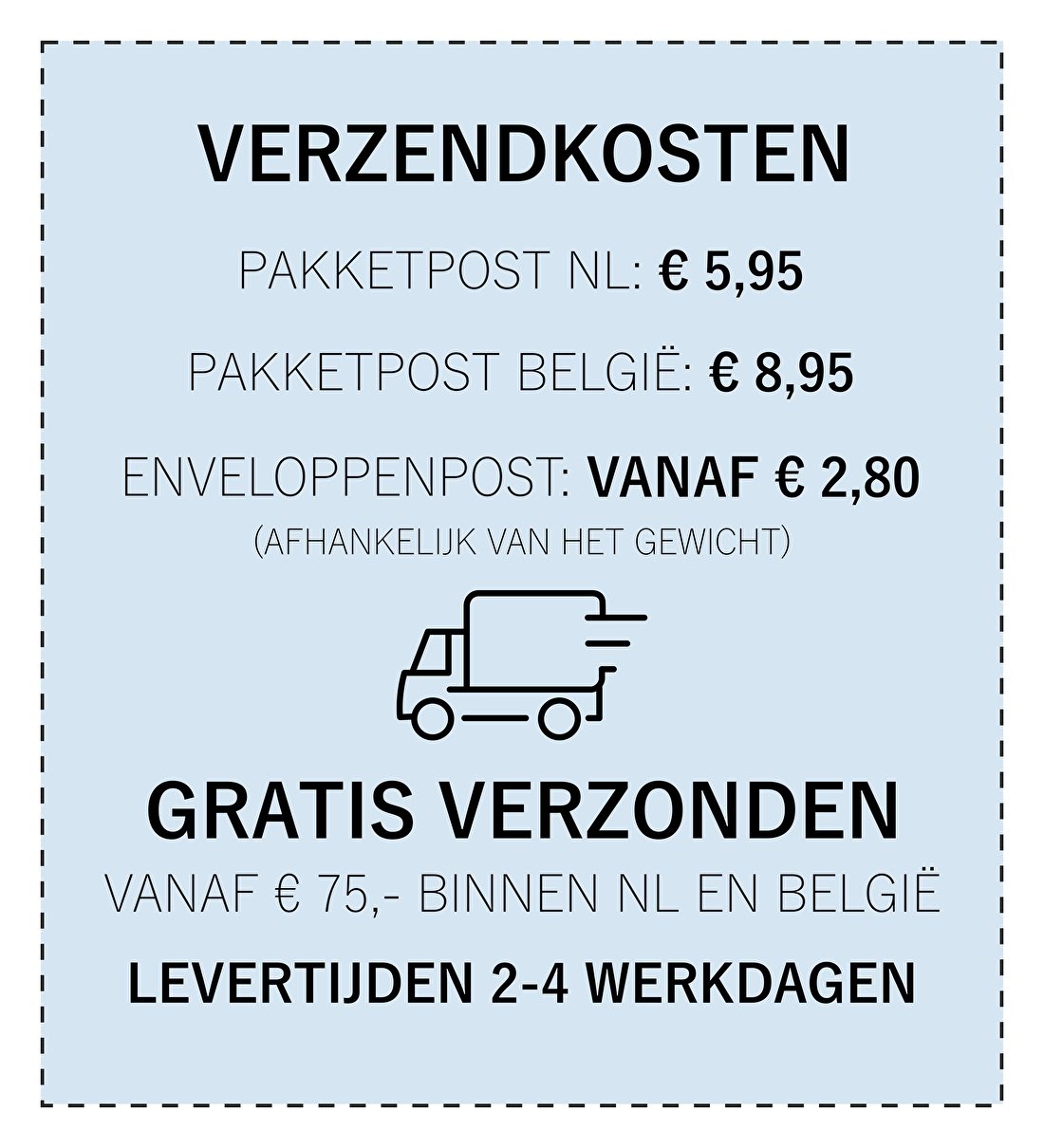 verzendkosten