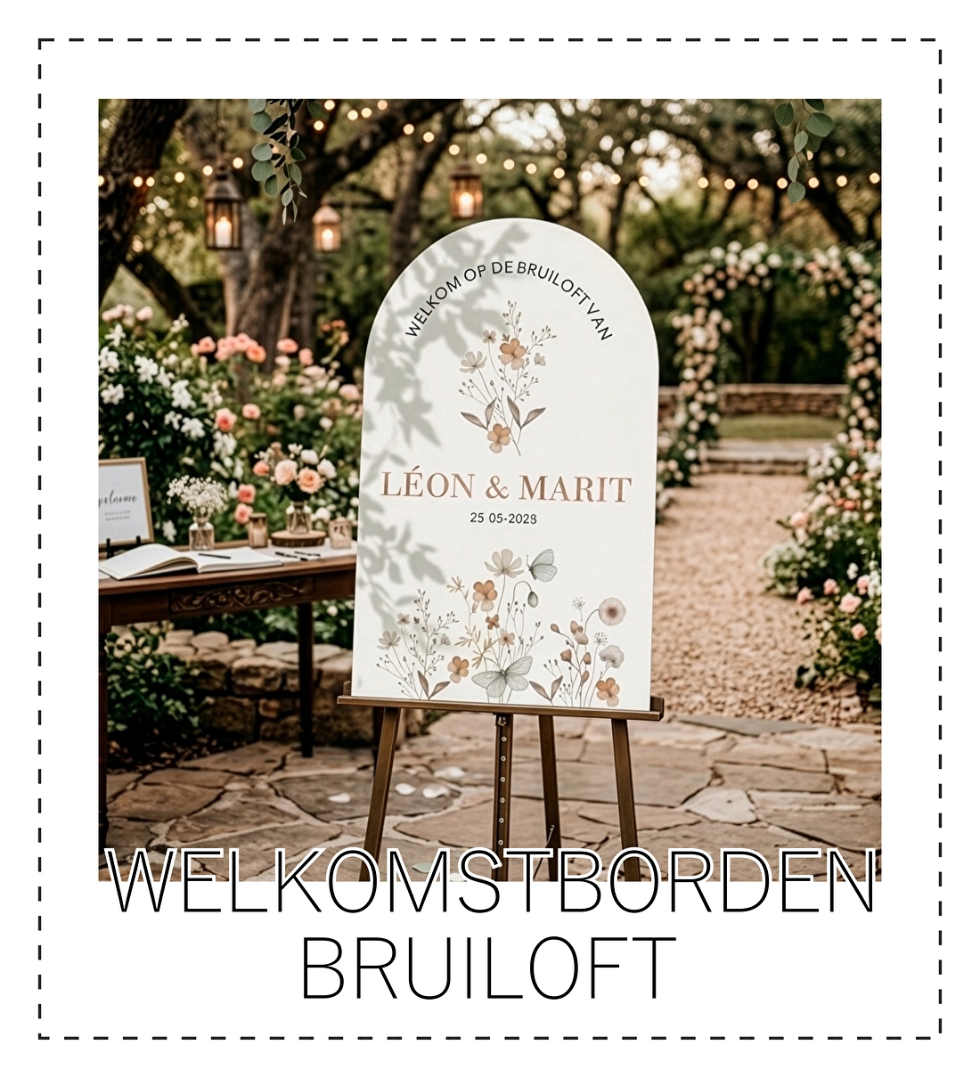 welkomstborden bruiloft