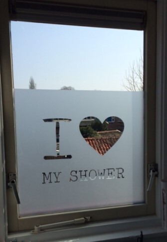 glasfolie raamfolie badkamer douche