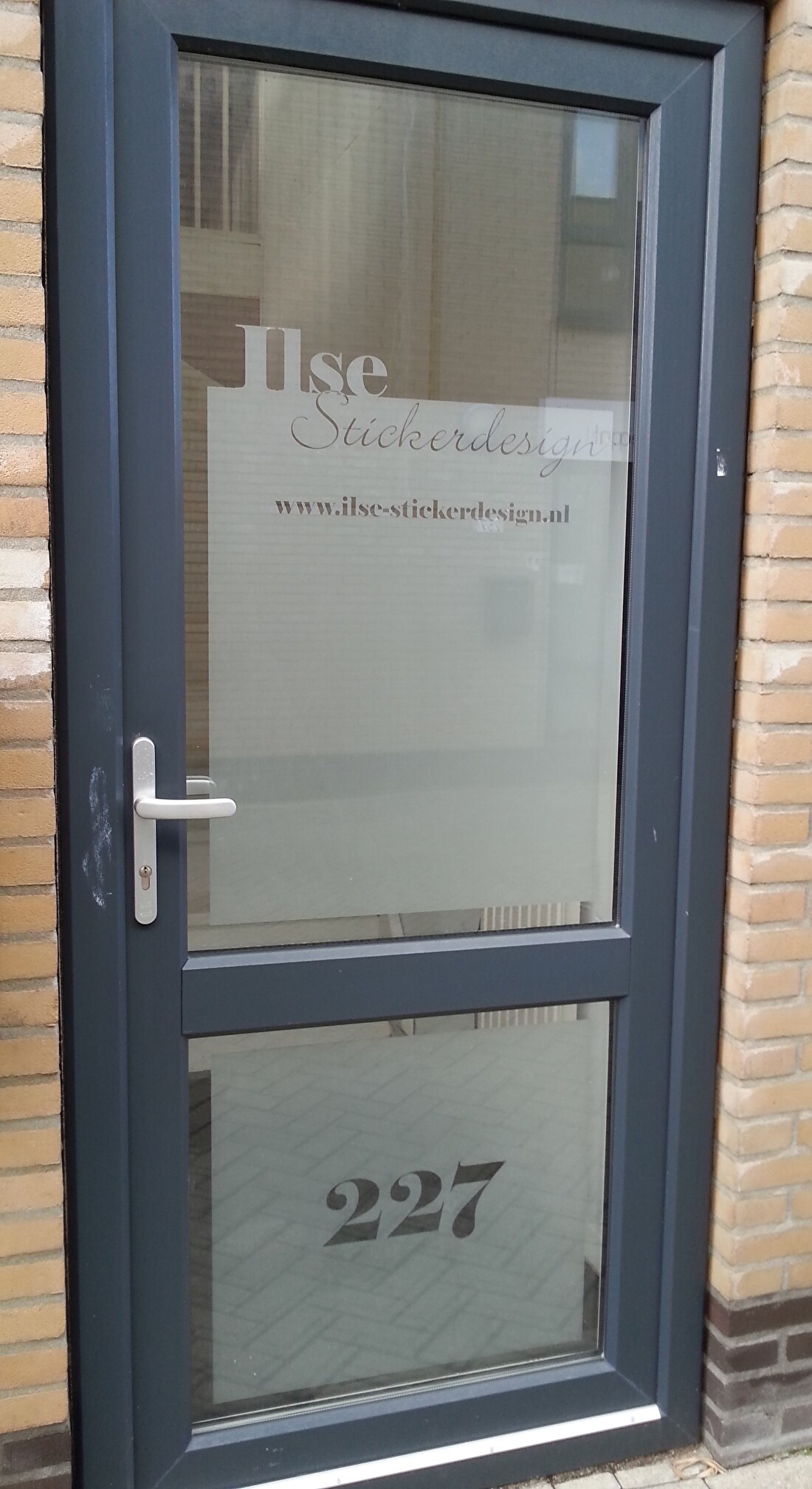 raamfolie glasfolie deur werkplek werkruimte
