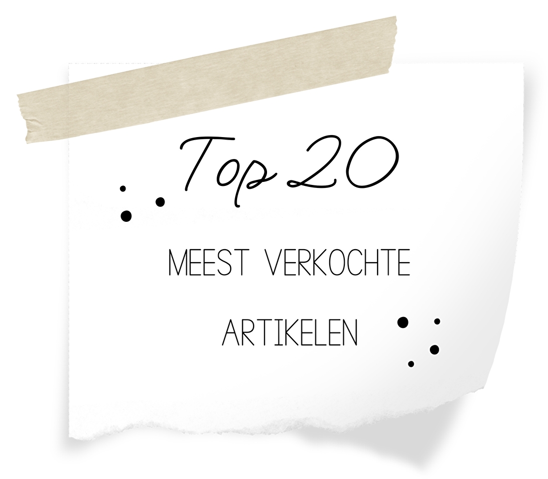 Top 20 meest verkochte stickers