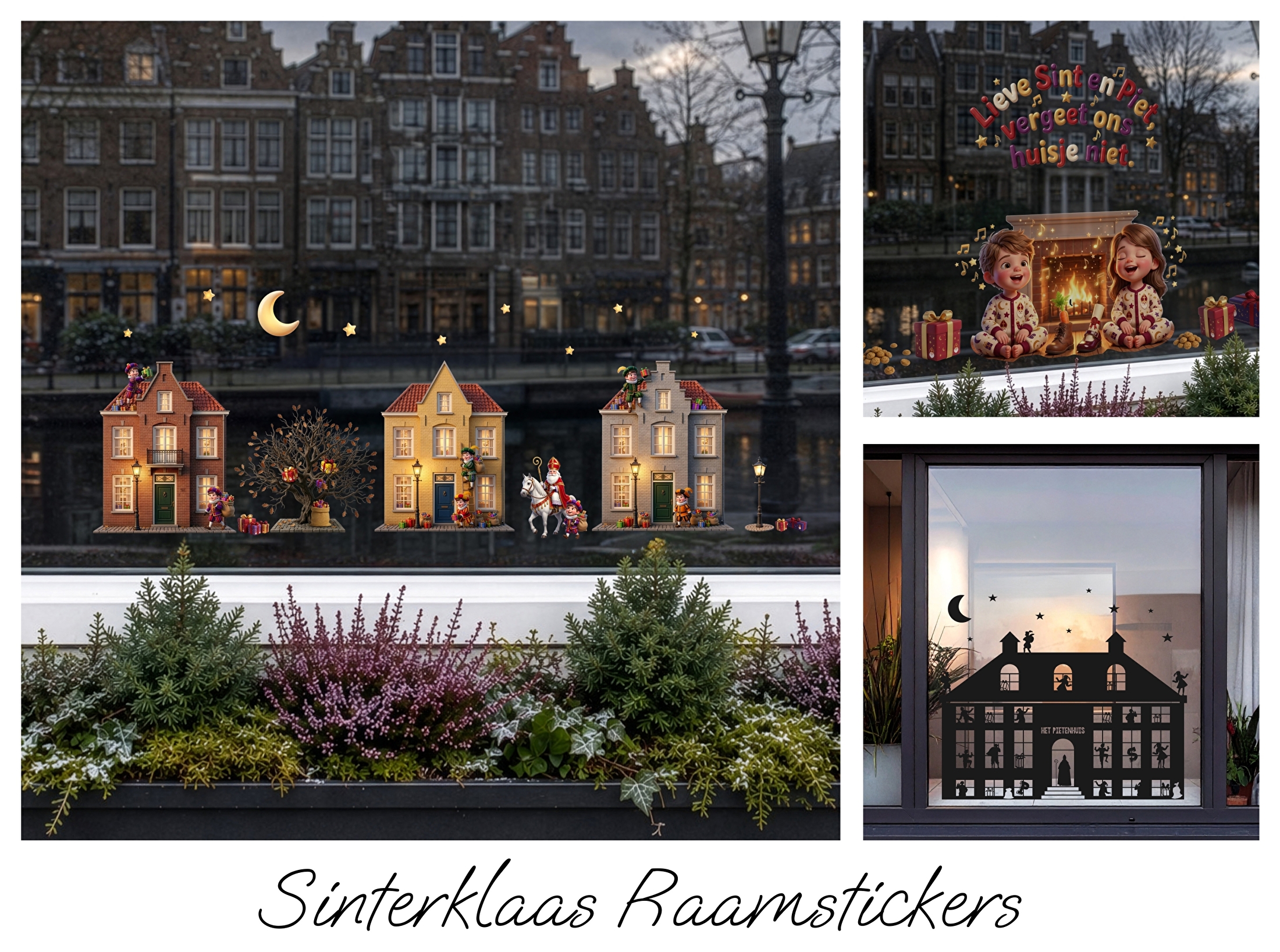 Sinterklaas Raamstickers
