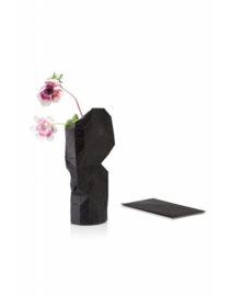 Tiny Miracles Paper Vase Cover black