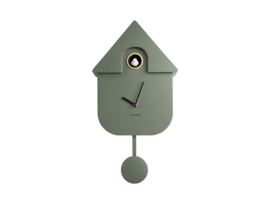 Karlsson wandklok Koekoek jungle green