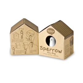 Qualy sparrow keyholder wit