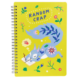 Blue Q spiraal notebook Random crap