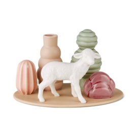 Dottir Sweet stories Lamb vase - dusty rose