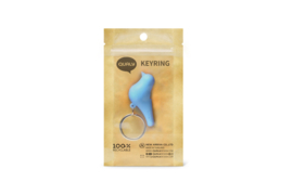 Qualy Keyring sparrow blauw
