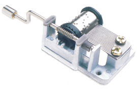 Kikkerland crank music box Here comes the sun