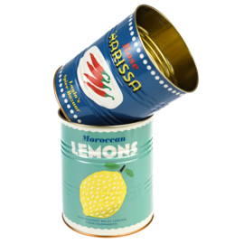 Rex London Lemons & Harissa storage tins