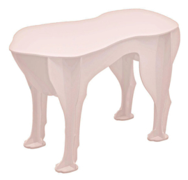 Ibride Sultan dog stool glossy pink
