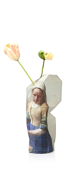 Tiny Miracles Paper Vase Cover large Melkmeisje by Vermeer