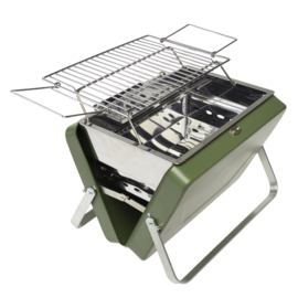 Rex London portable BBQ  - kaki green