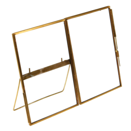 Rex London staand brass fotoframe 10x15