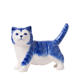 Heinen poes Delfts blauw