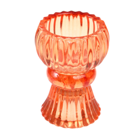 Rex London candle holder burnt orange