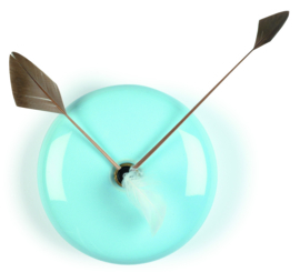 KoeKoek klokje Chris Koens l.blauw