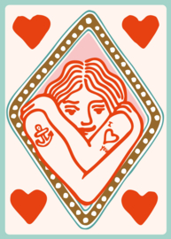 Snor Ik vind je lief ansichtkaarten boekje