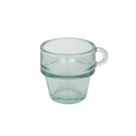 Kitsch Kitchen Espresso kopje Taza naturel glas 120 ml