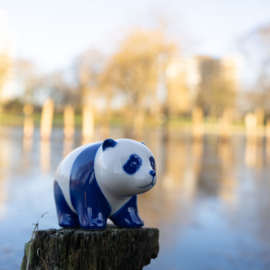 Heinen panda Delfts blauw