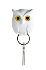 Qualy owl keyholder white