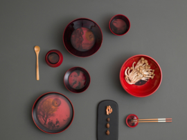 Ibride schalenset Ming China red