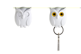 Qualy owl keyholder white