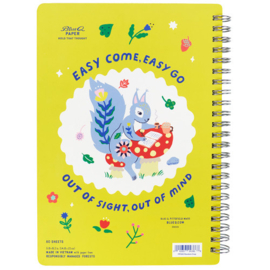 Blue Q spiraal notebook Random crap