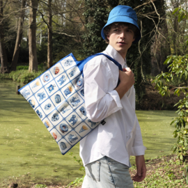 LOQI vouwtasje  - Delft funky gerecycled