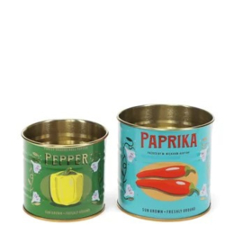 Rex London Paprika & Pepper mini storage tins