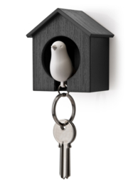 Qualy sparrow keyholder wit