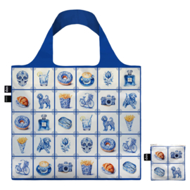 LOQI vouwtasje  - Delft funky gerecycled